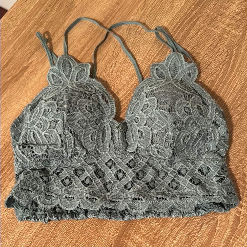 Green Lace Bralette